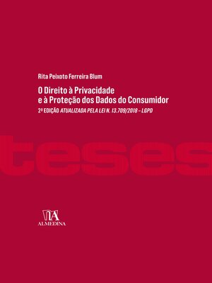 cover image of O Direito à Privacidade e a Proteção dos Dados do Consumidor